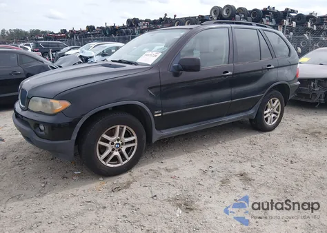 2005 BMW X5 3.0I z USA, uszkodzony, nr VIN 5UXFA13555LU49456